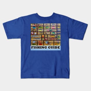 Fishing Guide- fishing lures Kids T-Shirt